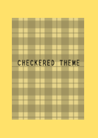 DUSTY YELLOW CHECKERED THEMEj-YELLOW