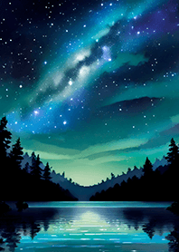 Beautiful starry night view#1527