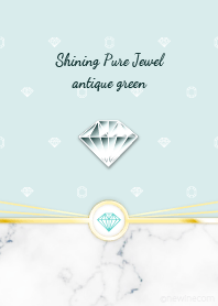 Shining Pure Jewel antique green