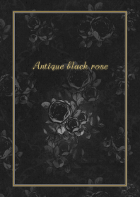 =Antique black rose=
