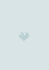 heart simple(relief)/light blue.