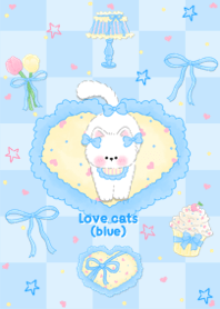 Love cats ( blue )