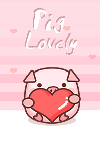 Pig Pink In Valentine Day