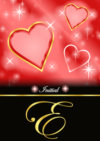 E-Initial-Love forecast-Red Heart
