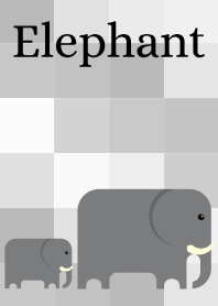 Cute Elephant -W-