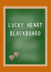 LUCKY HEART BLACKBOARDj-TERRACOTTA