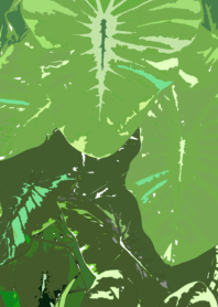 green art leaf background