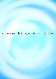 creame beige and blue theme