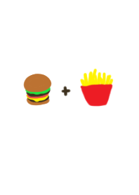 Hamburger and potato