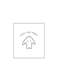 SIMPLE GRAY RABBIT