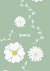 White flowers and ivy9 from Japan