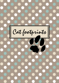 Cat footprints