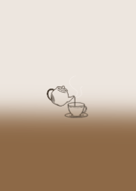 tea and sweets.