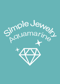 Simple Jewelry - Aguamarina - from Japan