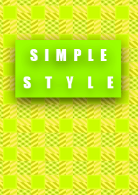 Simple Style Yellow Green Bass Pattern