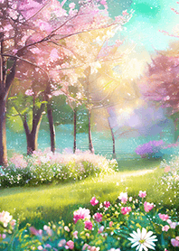 優美な春の風景の着せかえ(Spring-771)