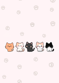 Cute cat (pink colour)