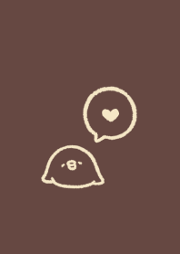 Chill out chick.(beige&blue01)