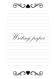 Writing paper-Black-