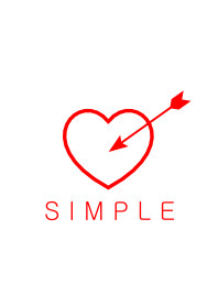 SIMPLE HEART(white)Ver.22