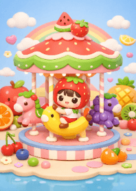 Strawberry Carousel Pastel