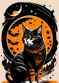 halloween cat bFfB0b