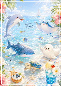 beige Ocean Friends