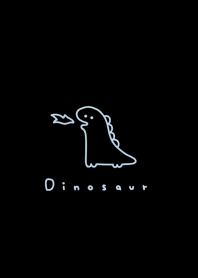 ゆる恐竜 / 黒と水色
