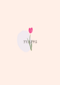 Watercolor Tulips /Pink