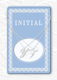 Initial Y T / Silver - English