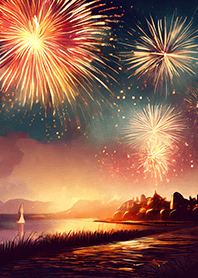 Beautiful Fireworks Theme#251
