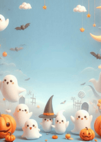 Halloween fun ghost cute n.89