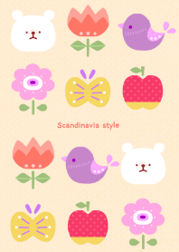 Scandinavia style motif