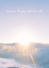 Sunset Water 583 Not AI