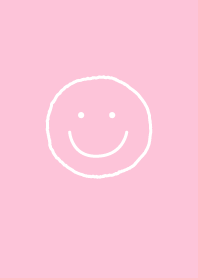 Smile Pink White Simple Design Line Theme Line Store