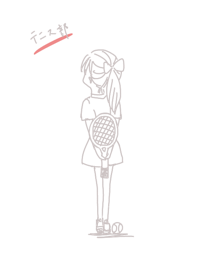 Tennis & girl