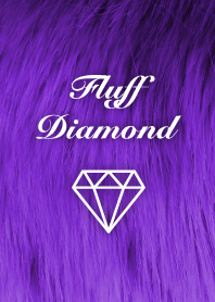 Fluff Diamond- Dark Purple