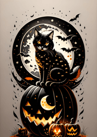 halloween cat 6E1e27