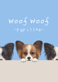 Woof Woof - Papillon - SKY BLUE