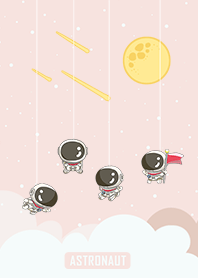 可愛寶貝太空人-星光閃閃(乾燥玫瑰)