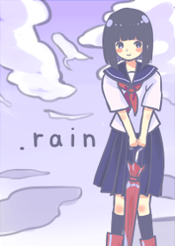セーラー服×雨