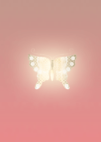 Lucky Butterfly Pink Yellow Pearl