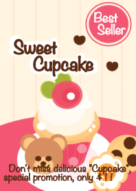 Lovely cupcake & animal cookies