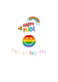i am smiley day special Pride Month bw01