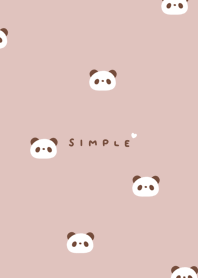 熊貓紋 /pink beige