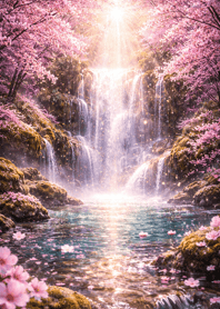 櫻花瀑布｜淨化與開運之光#6