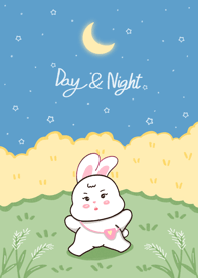 Rabbit day and night