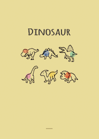 Yellow : Dinosaur theme