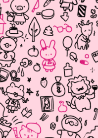 small graffiti pink