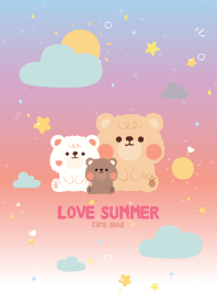 Teddy Bear Love Summer Sweet